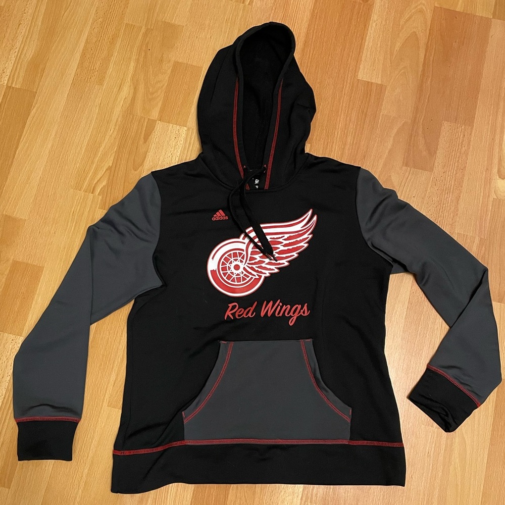 Kids Adidas Red Wings Hoodie
